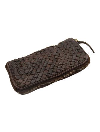 Montana Selina Braiding Wallet pung - Brun bøffelskind